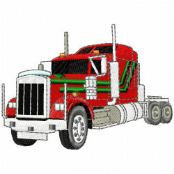 Truck Embroidery Design 10 Truck Embroidery Design 10